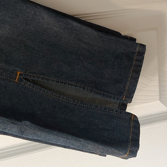 Vintage Polo Ralph Lauren Snap Front Jeans with Leg Slit.  Size 10. - Picture 2 of 8